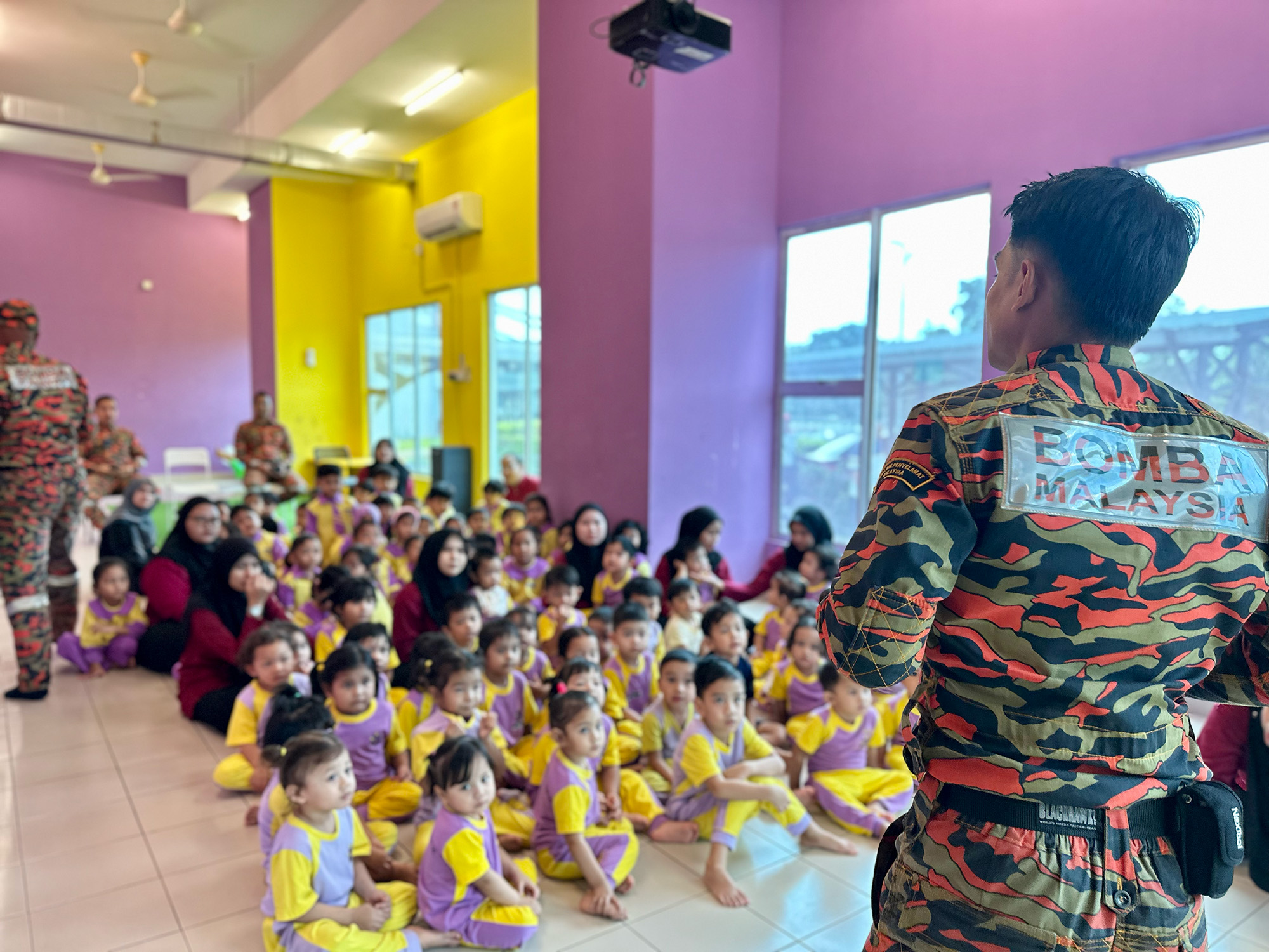 Latihan Kebakaran di TBS Seruling, Putrajaya