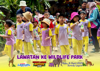 Lawatan sambil belajar ke Sunway Lagoon Wildlife Park