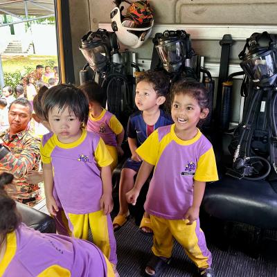 Latihan Kebakaran di TBS Seruling, Putrajaya